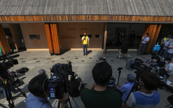 Sewol disaster memorial hall to be dismantled for construction at Gwanghwamun Square