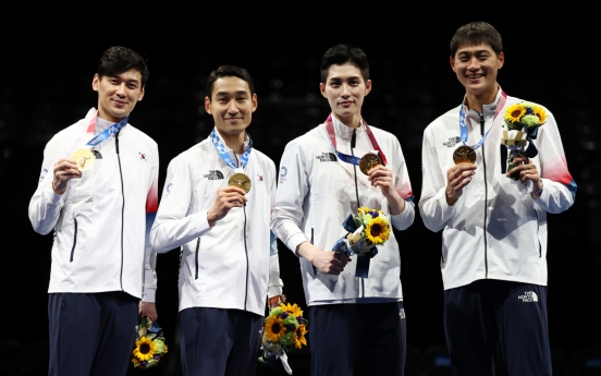 [Tokyo Olympics] Gold medal just the beginning for S. Korean sabre fencing