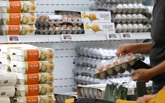 S. Korea to sharply increase imports of eggs to stabilize prices