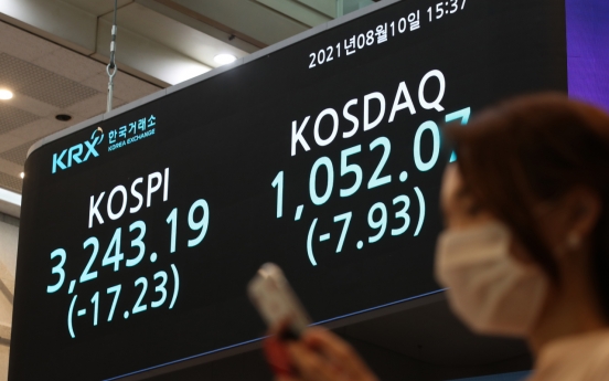 Seoul stocks down for 4th session amid virus concerns, profit-taking