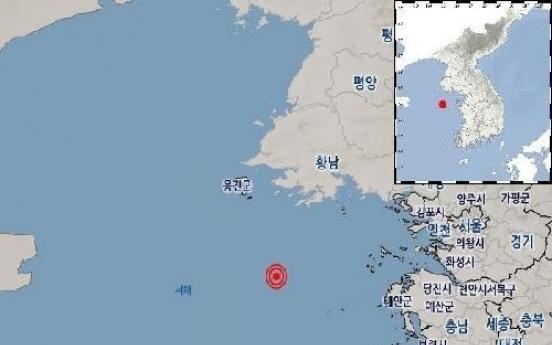 2.6-magnitude earthquake hits off S. Korea's western coast