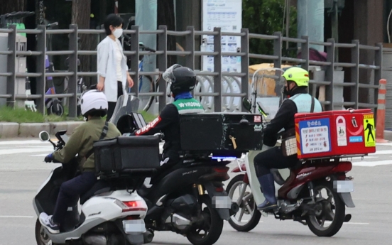 S. Korea sees record number of delivery workers amid pandemic