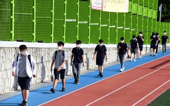 S. Korea to ease attendance caps in schools despite extended social distancing measures