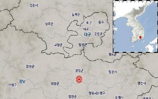 2.6 magnitude quake hits S. Korea's southeastern region: KMA