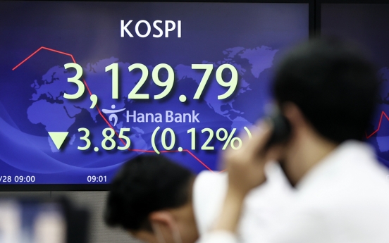 Seoul stocks open lower on Wall Street losses