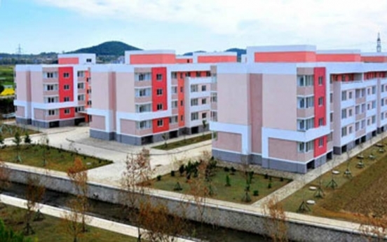 N. Korea unveils new apartment construction site under plan to build 10,000 homes this year