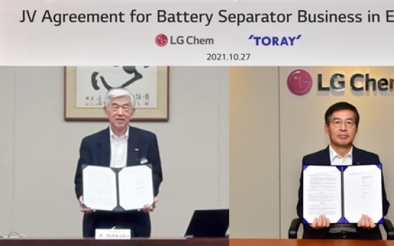 LG Chem to set up battery separator plant in Hungary with Japan's Toray