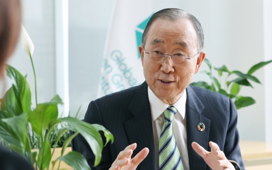 Ex-UN chief Ban Ki-moon re-elected as GGGI chair