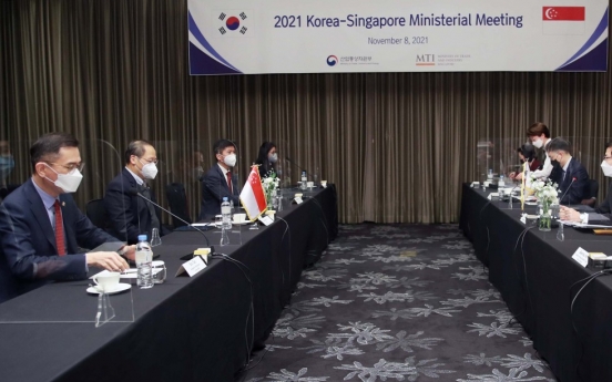 S. Korea, Singapore aim to strike digital trade deal this year