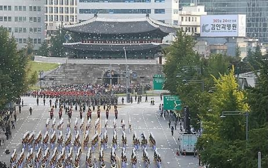 S. Korea eyes large-scale military parade to mark Armed Forces Day next year