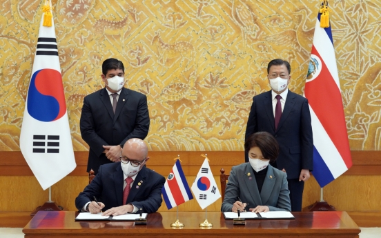 S. Korea, Costa Rica vow to boost trade, investment during ministerial talks