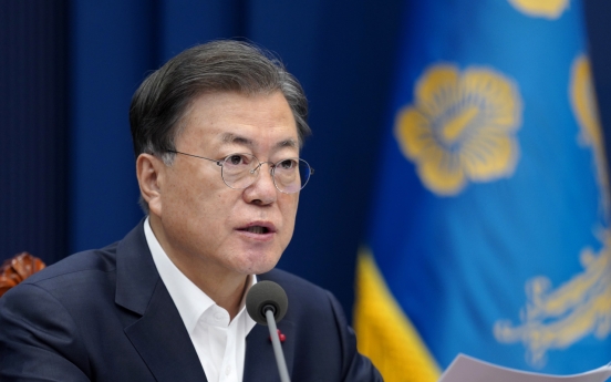 Moon stresses need for defense capabilities befitting S. Korea's geopolitical position