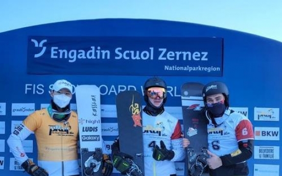 Alpine snowboarder Lee Sang-ho wins World Cup bronze, bolsters Beijing medal hope