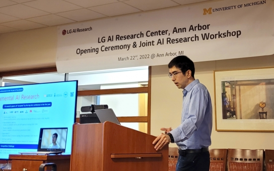 LG opens AI research base in US