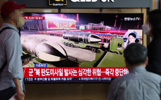 N.Korea fires 3 ballistic missiles after Biden’s first trip to Asia