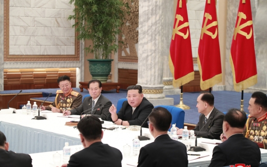 N. Korea holds party meeting to discuss ‘crucial, urgent’ tasks for military buildup