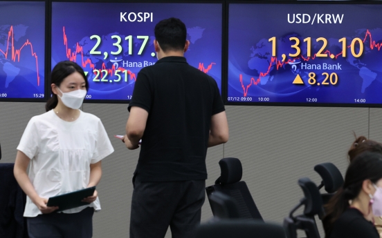 Seoul shares down for 2nd day on earnings, virus concerns