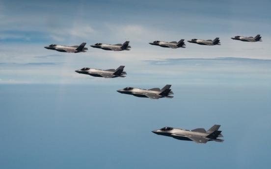 S. Korean, US F-35 stealth fighters stage first aerial drills