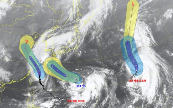 S. Korea dodges two typhoons, but a third could hit