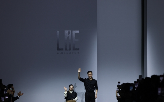 LIE’s Lee matches elegance with Olympic spirit at Seoul Fashion Week