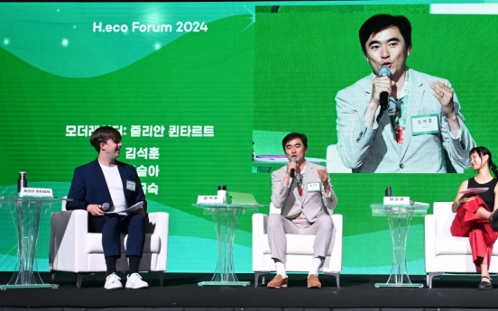 [H.eco Forum] Celebrities advocate doing what we can to combat climate change