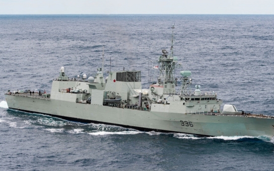 Canadian frigate visits Incheon for Indo-Pacific alliance