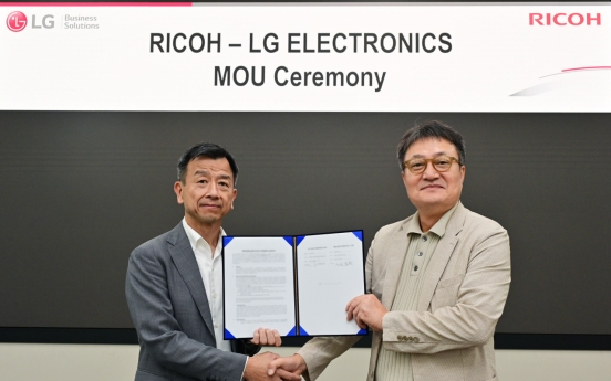 LG Electronics partners with Ricoh to bolster B2B push