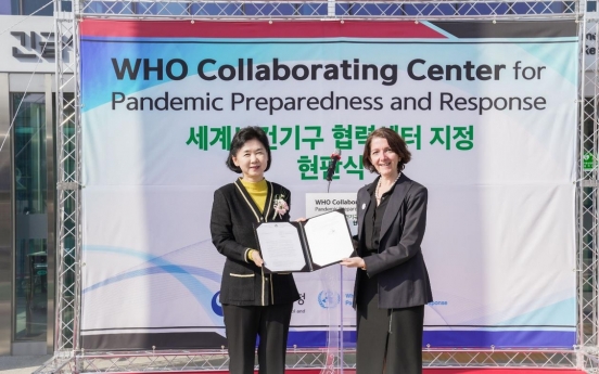 KDCA designated as WHO partner for pandemic response