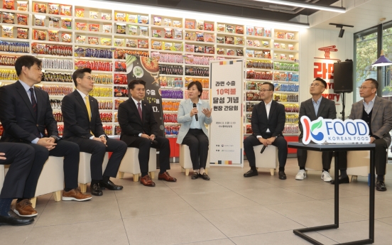 Korea’s instant ramyeon exports cross $1b milestone