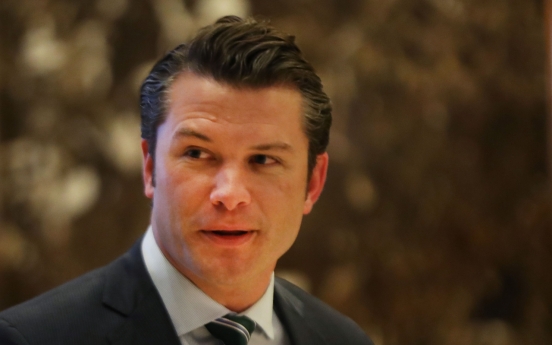 Trump picks Fox News Channel host Pete Hegseth as Pentagon chief