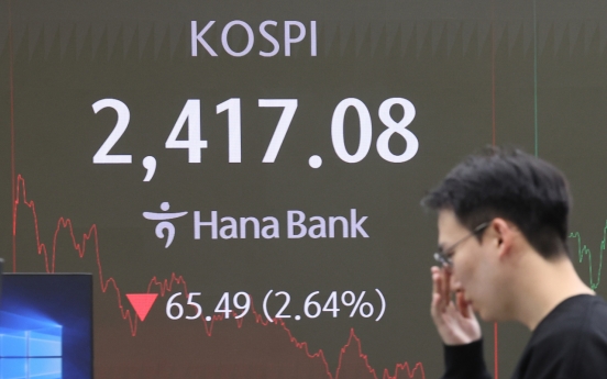 Seoul shares crash to 1-yr low on Trump policy woes