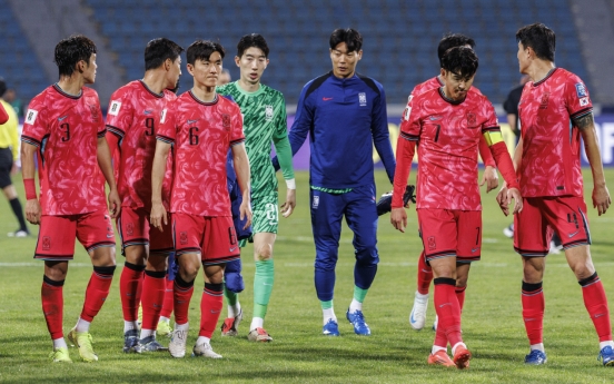 Despite draw vs. Palestine, S. Korea poised for World Cup berth past halfway point in qualifiers