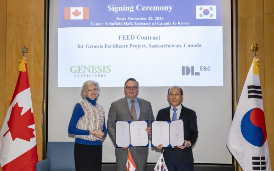 [Herald Interview] Canada’s Genesis Fertilizers teams up with Korean builder for sustainable agriculture