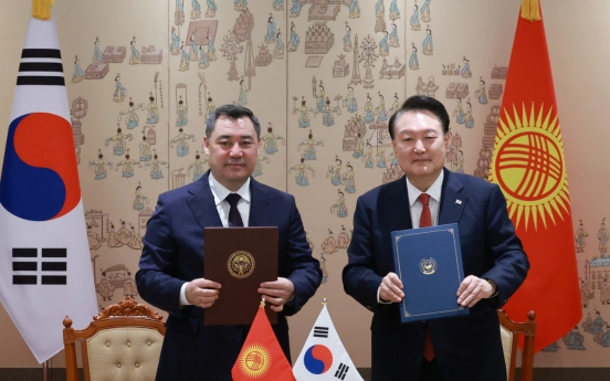 S. Korea, Kyrgyzstan ink Comprehensive Partnership