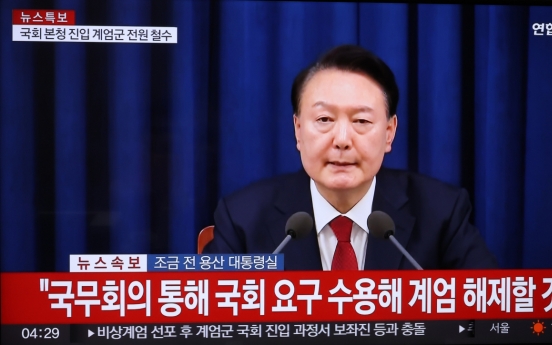 President Yoon Suk Yeol declares end to martial law after six-hour chaos