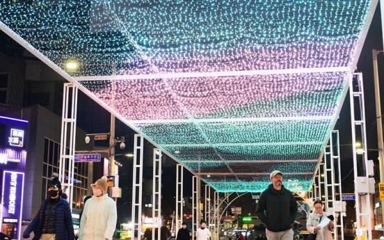 [Photo News] Haeundae Light Festival to illuminate Busan’s winter nights