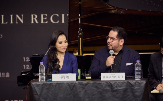 Violinist Sarah Chang excited about long winter recital in Korea