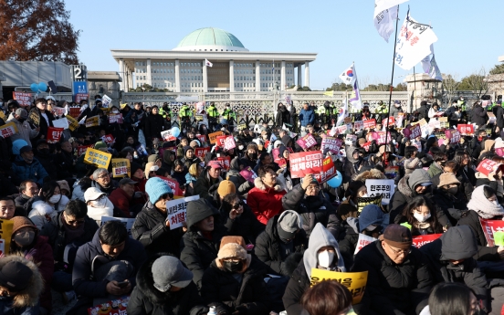 Hours before second impeachment vote, Seoul streets fill with rival protests