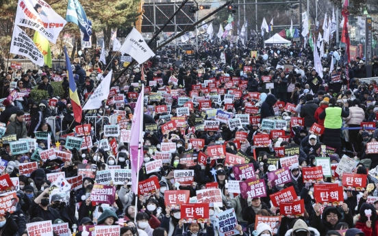 [Photo News] Rallies sweep South Korea