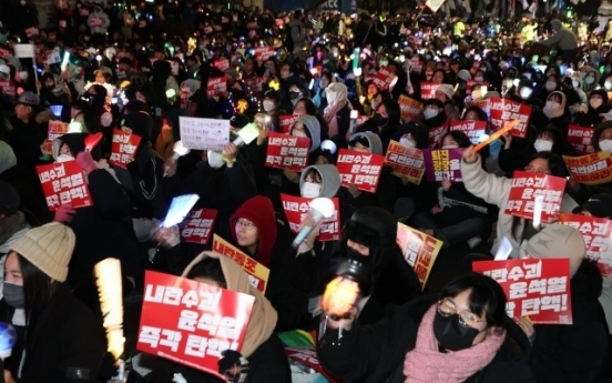 Young women lead anti-Yoon Suk Yeol protests