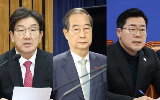 Parties clash over Han Duck-soo's authority to approve justices for Yoon Suk Yeol trial