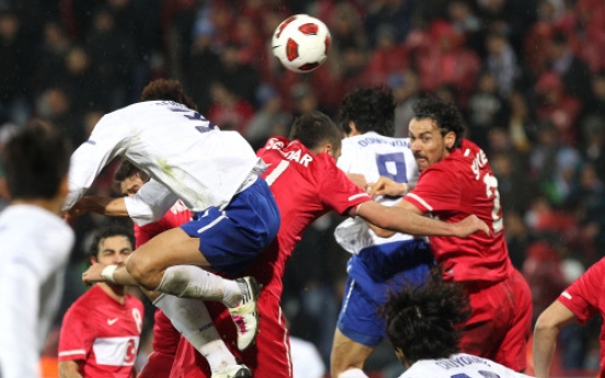 <b>S</b>. Korea, Turkey draw 0-0 in football friendly