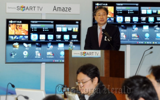 Samsung launches new 3-D smart TVs