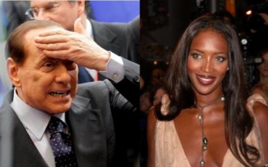 Brown'<b>s</b> wife recalls Berlusconi'<b>s</b> eye for Campbell