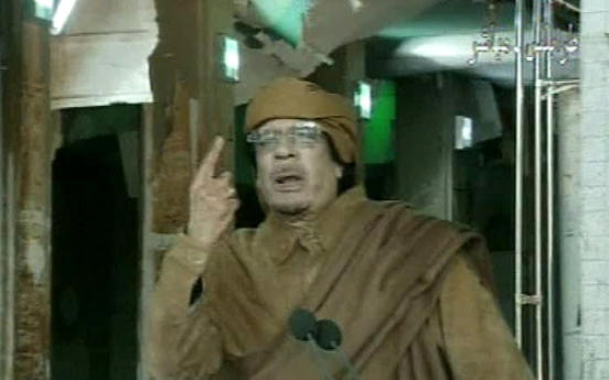 Gadhafi'<b>s</b> vow: Will fight to 'last drop of blood'