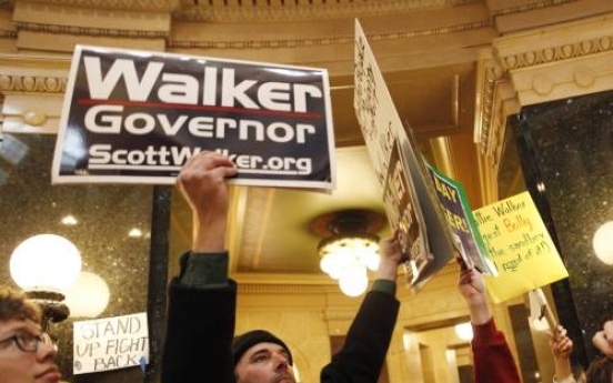 Wisconsin lawmakers take up bill to cripple unions