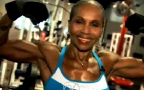 74-year-old female body builder defies time