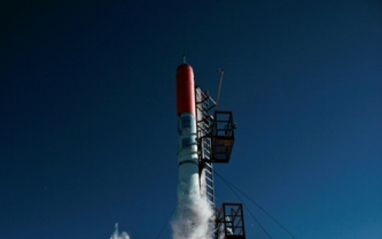 Homemade Danish rocket takes off