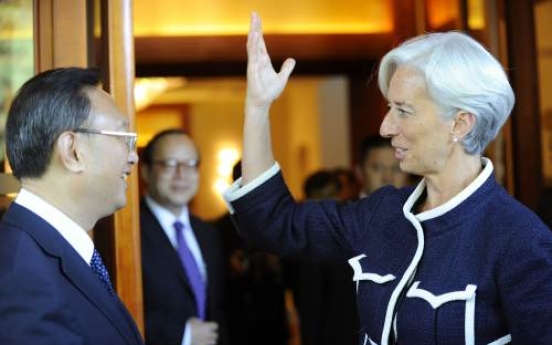 Lagarde: Pleased with China talks