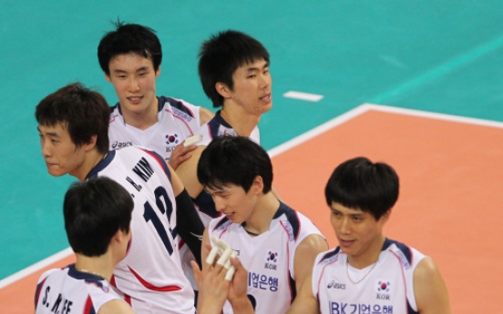 Korea loses in volleyball